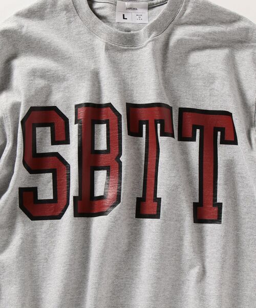 SHIPS any（シップス エニィ）の「SHIPS any: カレッジ プリント 半袖 Tシャツ グレー◇（Tシャツ/カットソー・メンズ・グレー・SMALL/MEDIUM/LARGE/X-LARGE）」の11枚目の写真