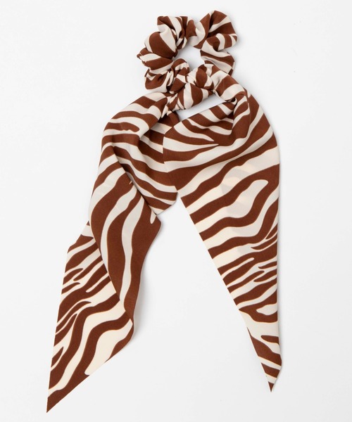 WEGO(ウィゴー)の「WEGO/ゼブラ柄リボンシュシュ(シュシュ・レディース・その他1/その他2/その他3・FREE)」の7枚目の写真