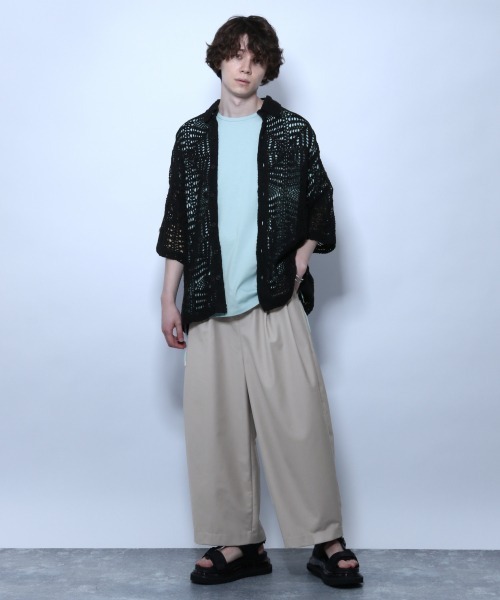 HARE（ハレ）の「ロープデザインカットソー(HARE)（Tシャツ/カットソー・メンズ・オフホワイト/ブラック/ライトブルー・SMALL/MEDIUM）」の11枚目の写真