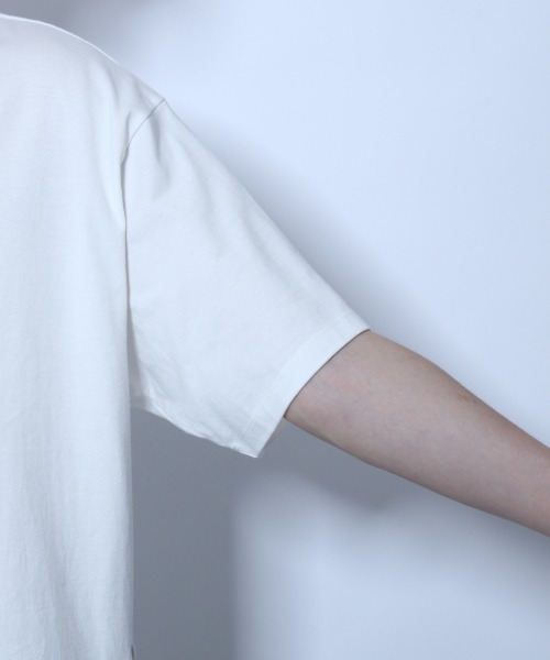 HARE（ハレ）の「ロープデザインカットソー(HARE)（Tシャツ/カットソー・メンズ・オフホワイト/ブラック/ライトブルー・SMALL/MEDIUM）」の14枚目の写真