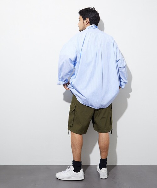 FREAK'S STORE（フリークスストア）の「ユーロミリタリーカーゴショーツ/イージーパンツ/カーゴパンツ（カーゴパンツ・メンズ・ネイビー/モスグリーン/グリーン系その他/ブルー系その他/インディゴブルー・SMALL/MEDIUM/LARGE）」の6枚目の写真