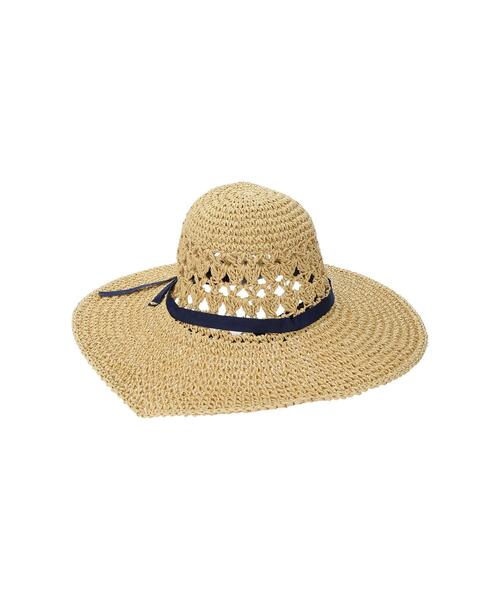 koe（コエ）の「手編みペーパーハット＊（ハット・レディース・ベージュ/ブラウン・FREE）」の11枚目の写真