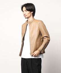 MONSIEUR NICOLE | ライダースブルゾン(ライダースジャケット)