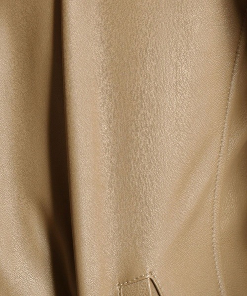 MONSIEUR NICOLE（ムッシュニコル）の「ライダースブルゾン（ライダースジャケット・メンズ・ネイビー/ブラック/チャコールグレー/ベージュ・MEDIUM/LARGE/X-LARGE）」の19枚目の写真