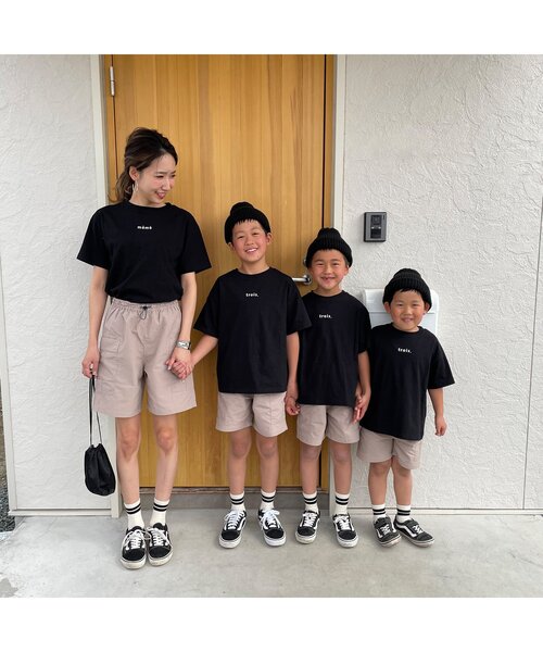 BREEZE by saori（ブリーズバイサオリ）の「WEB限定 ウエストコードハーフパンツ_水陸両用【BREEZE by saori】（その他パンツ・キッズ・イエロー/ブラック/ベージュ・100/90/120/130/140/150/110）」の6枚目の写真