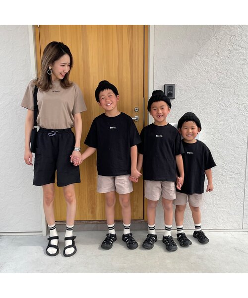 BREEZE by saori（ブリーズバイサオリ）の「WEB限定 ウエストコードハーフパンツ_水陸両用【BREEZE by saori】（その他パンツ・キッズ・イエロー/ブラック/ベージュ・100/90/120/130/140/150/110）」の19枚目の写真