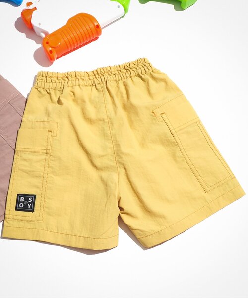 BREEZE by saori（ブリーズバイサオリ）の「WEB限定 ウエストコードハーフパンツ_水陸両用【BREEZE by saori】（その他パンツ・キッズ・イエロー/ブラック/ベージュ・100/90/120/130/140/150/110）」の13枚目の写真