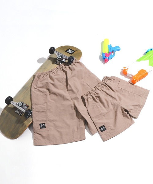 BREEZE by saori（ブリーズバイサオリ）の「WEB限定 ウエストコードハーフパンツ_水陸両用【BREEZE by saori】（その他パンツ・キッズ・イエロー/ブラック/ベージュ・100/90/120/130/140/150/110）」の10枚目の写真