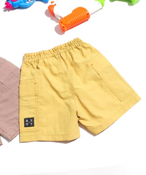 BREEZE by saori（ブリーズバイサオリ）の「WEB限定 ウエストコードハーフパンツ_水陸両用【BREEZE by saori】（その他パンツ・キッズ・イエロー/ブラック/ベージュ・100/90/120/130/140/150/110）」の22枚目の写真