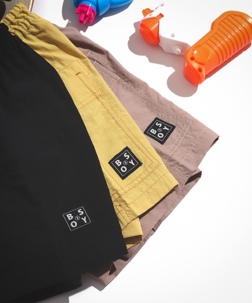 BREEZE by saori（ブリーズバイサオリ）の「WEB限定 ウエストコードハーフパンツ_水陸両用【BREEZE by saori】（その他パンツ・キッズ・イエロー/ブラック/ベージュ・100/90/120/130/140/150/110）」の12枚目の写真
