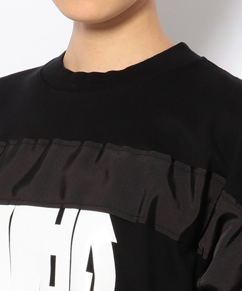 REKISAMI（レキサミ）の「REKISAMI（レキサミ）別注ロゴ切り替えワンピース（ワンピース・レディース・ブラック・1）」の11枚目の写真