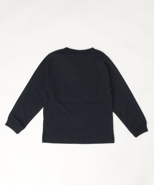 VANS(バンズ)の「VANS/バンズ キッズ ロンT 121K5020400(Tシャツ/カットソー・キッズ・ホワイト/ネイビー・S/M/L)」の3枚目の写真