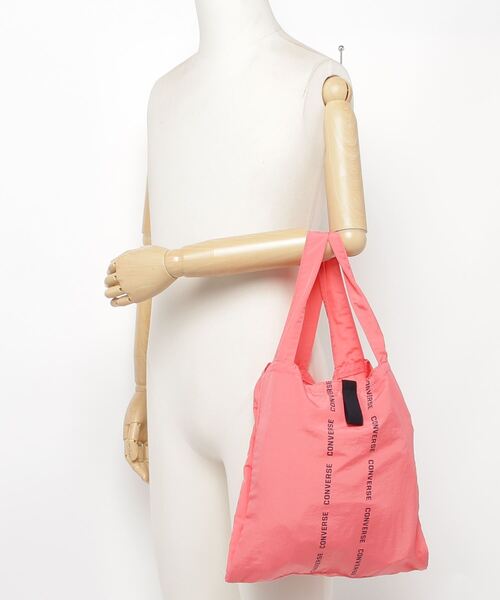 CONVERSE(コンバース)の「【CONVERSE/コンバース】COLOR PARTITION BAG/折りたたみバッグ(エコバッグ/サブバッグ・メンズ・ブラック/グレー/ピンク/ブルー・FREE)」の8枚目の写真