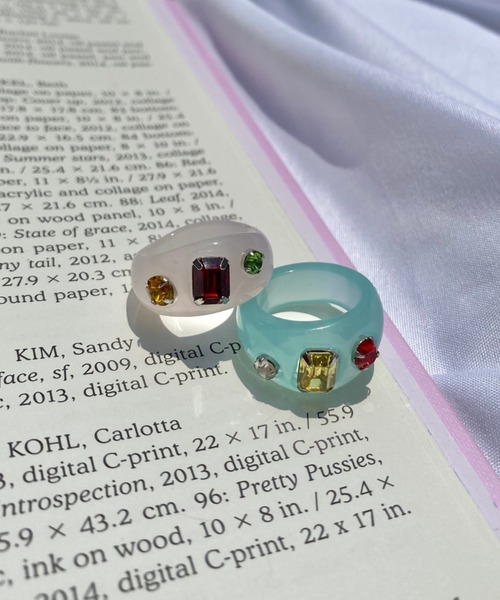 カラフルビジューリング リング Wc ダブル シー のファッション通販 Zozotown