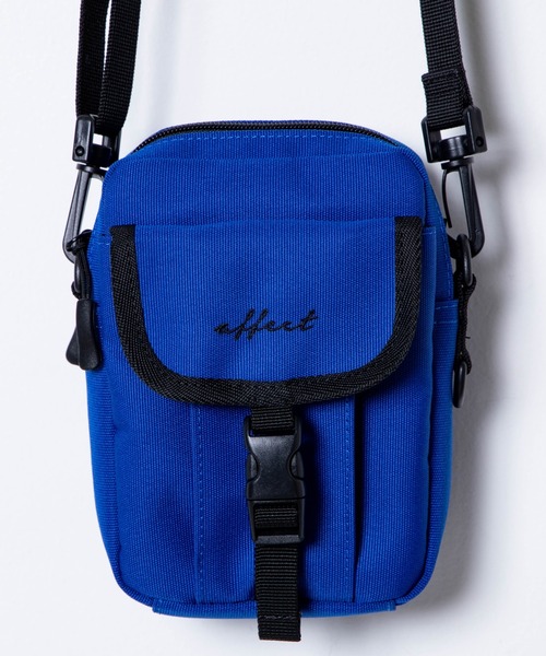 WEGO（ウィゴー）の「WEGO/フラップロゴミニショルダー（ショルダーバッグ・メンズ・ブルー/ブラック/ホワイト・FREE）」の6枚目の写真