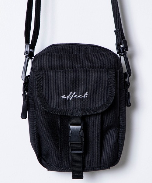 WEGO（ウィゴー）の「WEGO/フラップロゴミニショルダー（ショルダーバッグ・メンズ・ブルー/ブラック/ホワイト・FREE）」の7枚目の写真