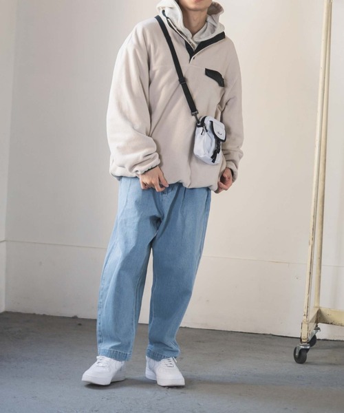 WEGO（ウィゴー）の「WEGO/フラップロゴミニショルダー（ショルダーバッグ・メンズ・ブルー/ブラック/ホワイト・FREE）」の18枚目の写真