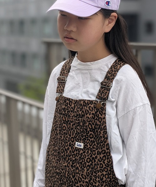 Lee（リー）の「Lee/リー キッズ　ストレッチツイル ジャンパースカート（スカート・キッズ・ゼブラ/レオパード・130/140/150）」の4枚目の写真