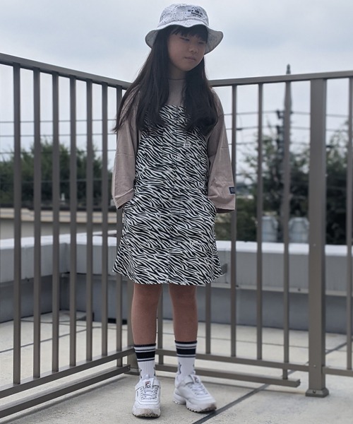 Lee（リー）の「Lee/リー キッズ　ストレッチツイル ジャンパースカート（スカート・キッズ・ゼブラ/レオパード・130/140/150）」の12枚目の写真