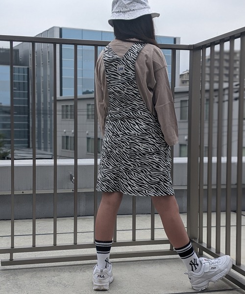 Lee（リー）の「Lee/リー キッズ ストレッチツイル ジャンパースカート