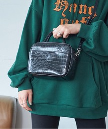 WEGO | WEGO/スクエアボストンショルダーバッグ(ショルダーバッグ)