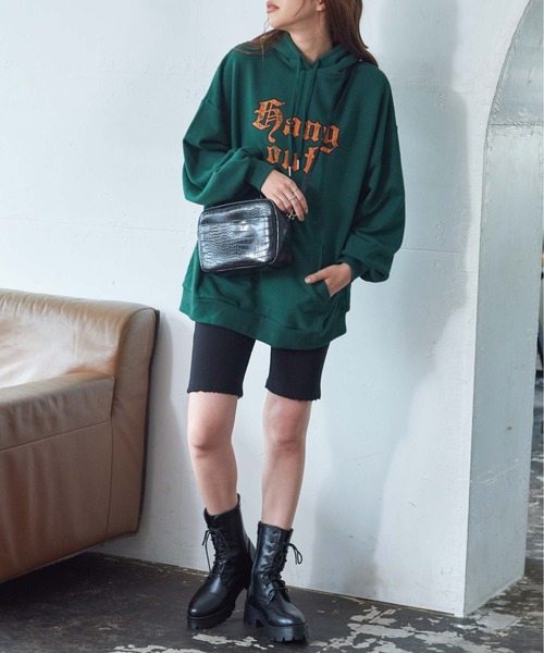 WEGO（ウィゴー）の「WEGO/スクエアボストンショルダーバッグ（ショルダーバッグ・レディース・ライム/オフホワイト/ブラック/ライトブラウン・FREE）」の12枚目の写真