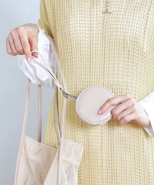 Crisp（クリスプ）の「メッシュトートバッグ（トートバッグ・レディース・ブラック/ブラウン/アイボリー・FREE）」の12枚目の写真