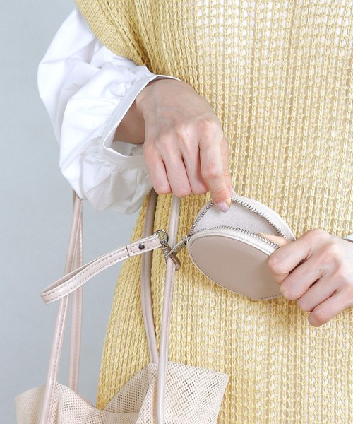 Crisp（クリスプ）の「メッシュトートバッグ（トートバッグ・レディース・ブラック/ブラウン/アイボリー・FREE）」の13枚目の写真