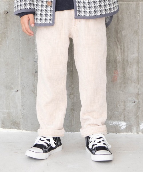 RAGMART（ラグマート）の「ニットコールストレッチパンツ（その他パンツ・キッズ・ブルー/レッド/アイボリー・100cm/110cm/120cm/130cm）」の2枚目の写真