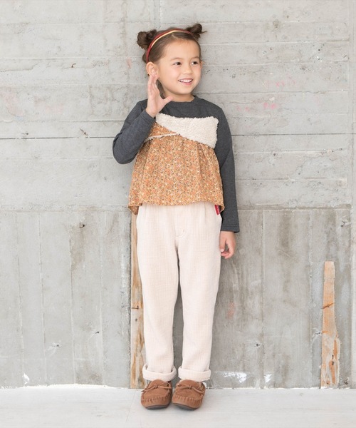 RAGMART（ラグマート）の「ニットコールストレッチパンツ（その他パンツ・キッズ・ブルー/レッド/アイボリー・100cm/110cm/120cm/130cm）」の14枚目の写真