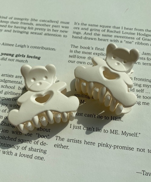 ̮ヘアクリ・バレッタ×リンクデザインno.2