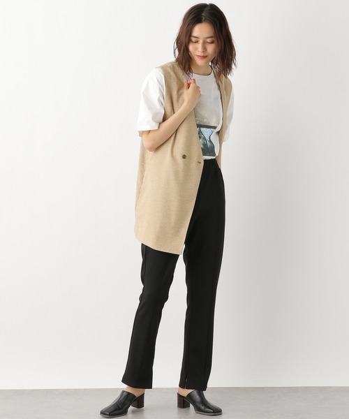 LEPSIM(レプシィム)の「細身カットポンチパンツ 958987(その他パンツ・レディース・ブラック/グレー/グレイッシュベージュ・MEDIUM/LARGE)」の6枚目の写真