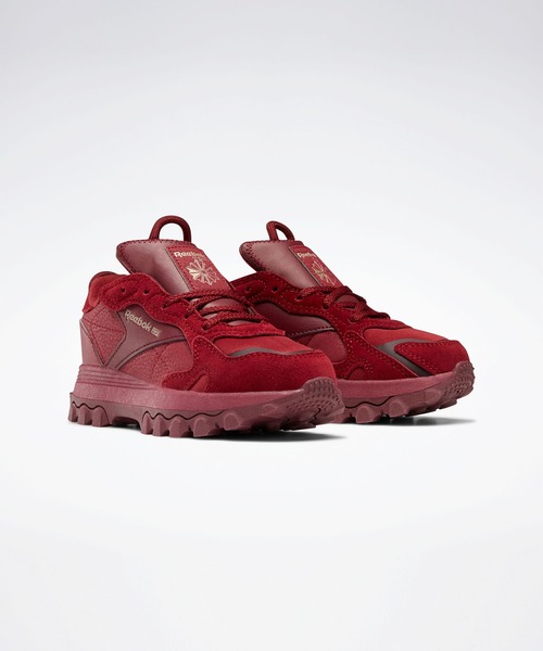 Reebok(リーボック)の「カーディB クラシックレザー / Cardi B Classic Leather(スニーカー・キッズ・ホワイト×ライトグレー/レッド系その他/ピンク系その他・18.0cm/22.0cm/17.0cm/19.0cm/21.0cm/20.0cm)」の3枚目の写真