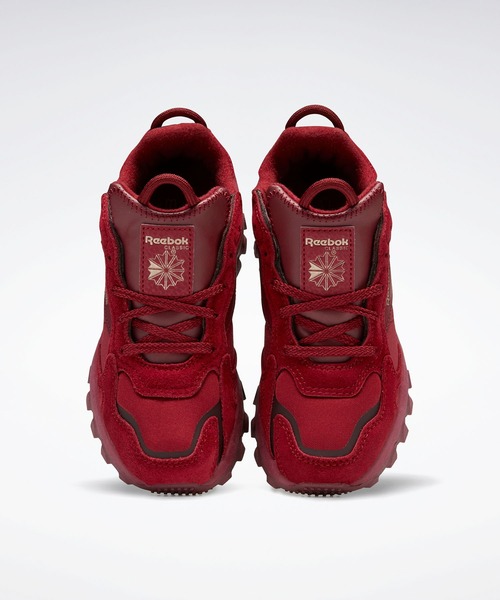 Reebok(リーボック)の「カーディB クラシックレザー / Cardi B Classic Leather(スニーカー・キッズ・ホワイト×ライトグレー/レッド系その他/ピンク系その他・18.0cm/22.0cm/17.0cm/19.0cm/21.0cm/20.0cm)」の4枚目の写真