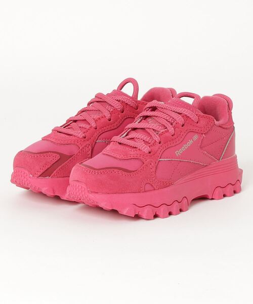 Reebok(リーボック)の「カーディB クラシックレザー / Cardi B Classic Leather(スニーカー・キッズ・ホワイト×ライトグレー/レッド系その他/ピンク系その他・18.0cm/22.0cm/17.0cm/19.0cm/21.0cm/20.0cm)」の11枚目の写真