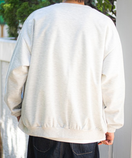 PairPair（ペアペア）の「ボーイフレンドカーディガン（ユニセックス）（カーディガン/ボレロ・メンズ・マスタード/オートミール/スミクロ/グレイッシュブルー・FREE）」の15枚目の写真