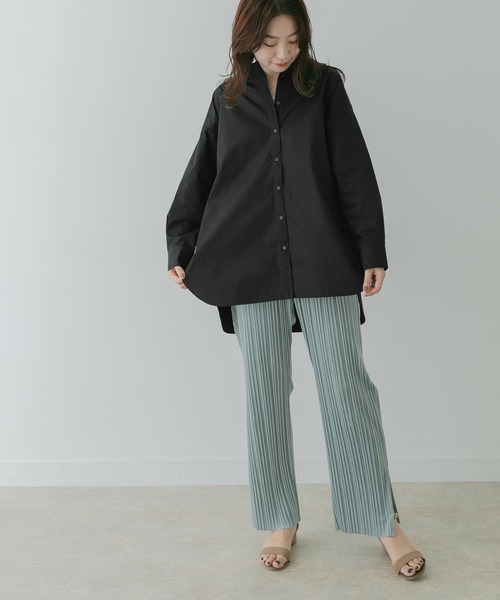 KBF+(ケービーエフプラス)の「KBF+ ボリュームタックベルトシャツ∴(シャツ/ブラウス・レディース・ベージュ・ONE)」の16枚目の写真