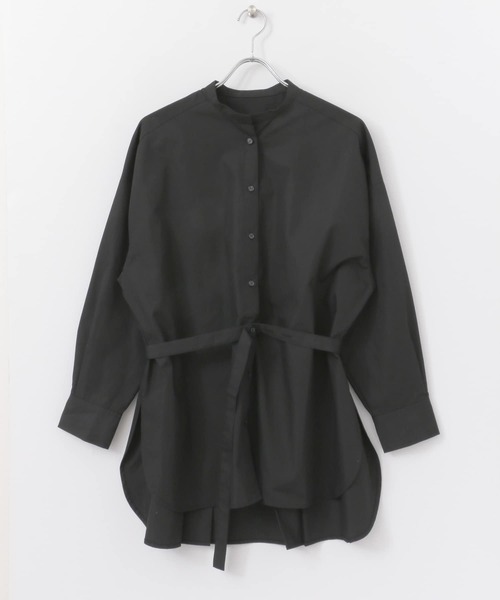 KBF+(ケービーエフプラス)の「KBF+ ボリュームタックベルトシャツ∴(シャツ/ブラウス・レディース・ベージュ・ONE)」の3枚目の写真