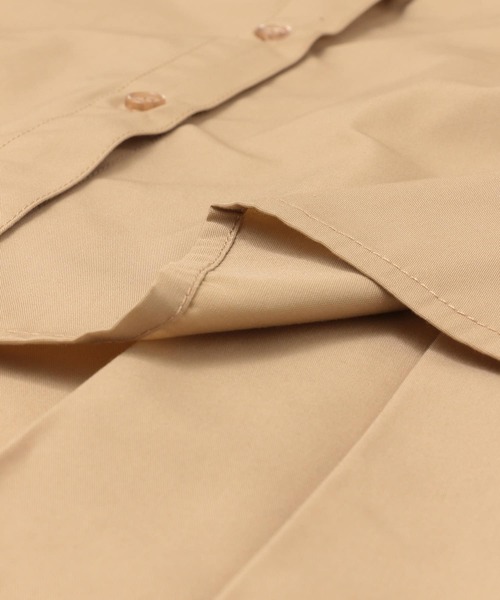 KBF+(ケービーエフプラス)の「KBF+ ボリュームタックベルトシャツ∴(シャツ/ブラウス・レディース・ベージュ・ONE)」の7枚目の写真