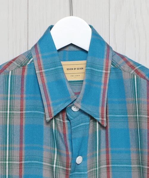 SEVEN BY SEVEN（セブンバイセブン）の「＜SEVEN BY SEVEN＞WORK SHIRT/シャツ（シャツ/ブラウス・メンズ・ロイヤルブルー・S/M）」の6枚目の写真
