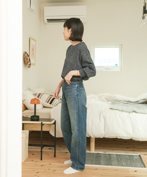 FORK&SPOON(フォークアンドスプーン)の「FORK&SPOON リリーヤーンニットプルオーバー(ニット/セーター・レディース・ホワイト系その他/ブルー系その他・ONE)」の8枚目の写真