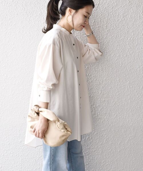 SHIPS(シップス)の「〈手洗い可能〉MANTECOシャツ◆(シャツ/ブラウス・レディース・オフホワイト/オリーブ/ピンク・36/38)」の17枚目の写真