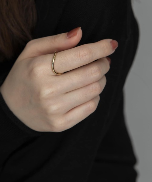SMELLY(スメリー)の「silver925ウェーブリング(リング・レディース・ゴールド/シルバー・-)」の7枚目の写真