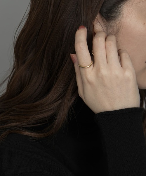 SMELLY(スメリー)の「silver925ウェーブリング(リング・レディース・ゴールド/シルバー・-)」の8枚目の写真