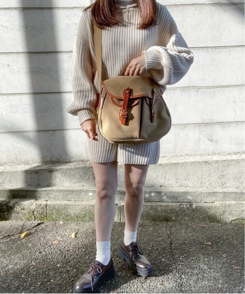 EPIMI E'PIMMY（エピミエピミー）の「《Set upにも》シンプルニットショーパン（その他パンツ・レディース・ブラック/グレー/オフホワイト/ワイン・MEDIUM）」の9枚目の写真