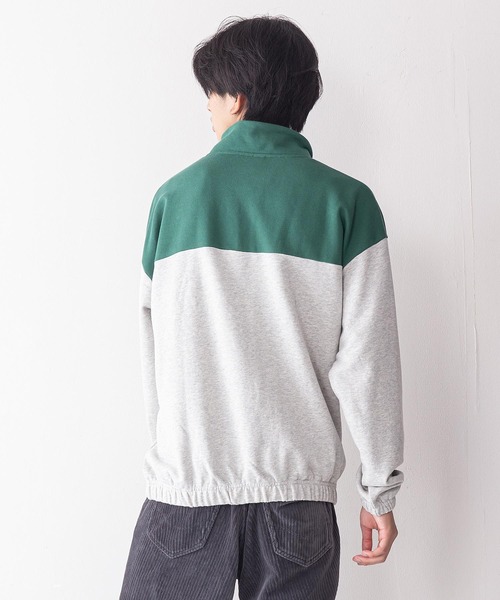 VISION STREET WEAR(ヴィジョンストリートウェア)の「【VISION STREET WEAR/ビジョンストリートウェア】スタンドハーフZIPスウェットトレーナー(スウェット・メンズ・チャコールグレー/グリーン/ブルー系その他/ワイン・MEDIUM/LARGE/X-LARGE)」の21枚目の写真