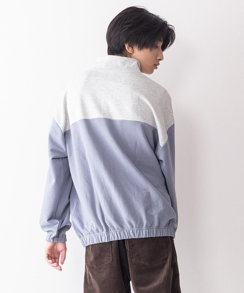 VISION STREET WEAR(ヴィジョンストリートウェア)の「【VISION STREET WEAR/ビジョンストリートウェア】スタンドハーフZIPスウェットトレーナー(スウェット・メンズ・チャコールグレー/グリーン/ブルー系その他/ワイン・MEDIUM/LARGE/X-LARGE)」の15枚目の写真