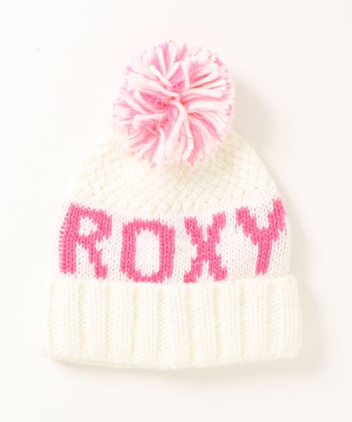 ROXY(ロキシー)の「TONIC GIRL BEANIE/ロキシーキッズニットキャップ・ビーニー(ニットキャップ/ビーニー・キッズ・ブルー/ホワイト・FREE)」の1枚目の写真