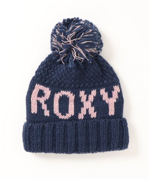 ROXY(ロキシー)の「TONIC GIRL BEANIE/ロキシーキッズニットキャップ・ビーニー(ニットキャップ/ビーニー・キッズ・ブルー/ホワイト・FREE)」の2枚目の写真