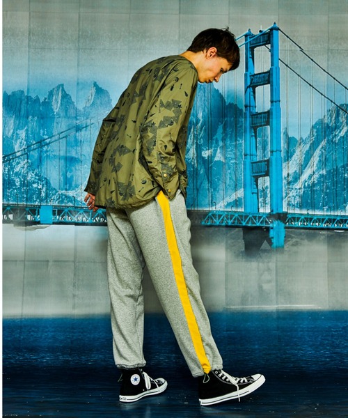 AlexanderLeeChang（アレキサンダーリーチャン）の「AlexanderLeeChang/アレキサンダーリーチャン　BOMBER HEAT SWEAT PT　AC042112（スウェットパンツ・メンズ・ネイビー/ブラウン/グレー・2/3）」の18枚目の写真